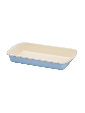Riess emaille ovenschaal 36x21,5 cm blauw